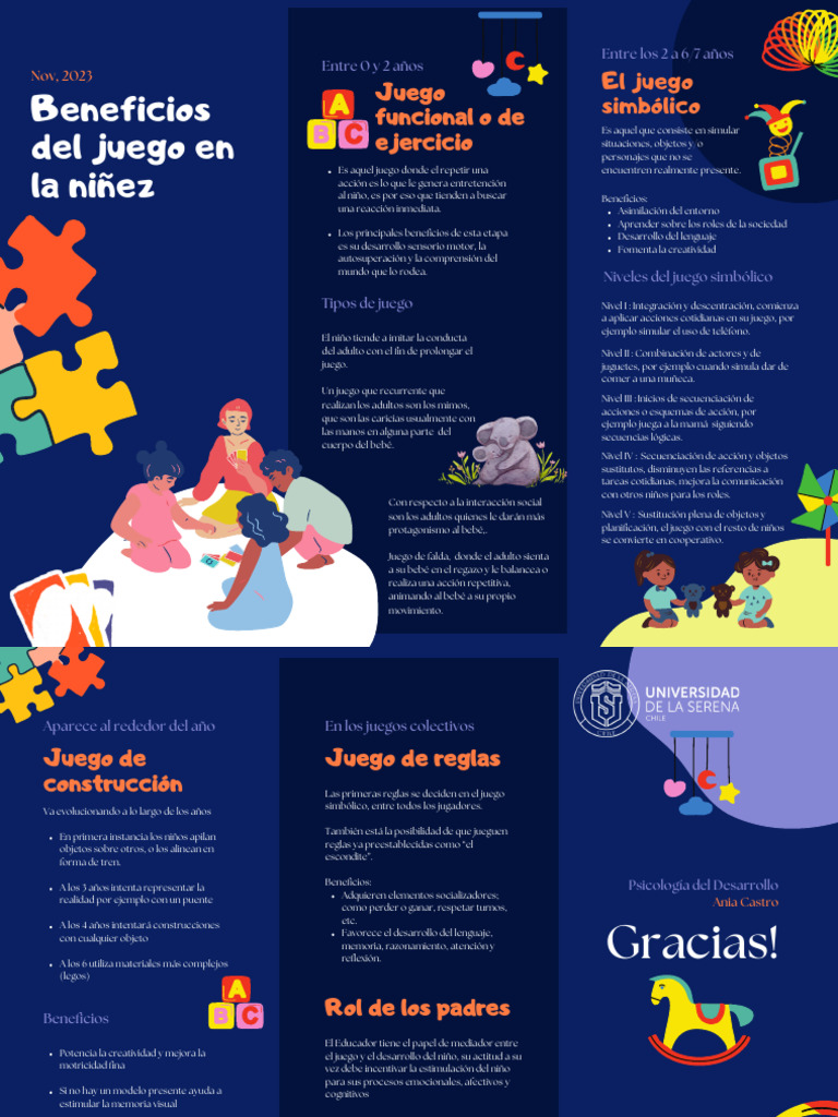 Beneficios Del Juego en La Niñez | PDF | Aquisición de idioma | Sicología