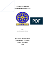 Laporan Praktikum Evaluasi Pastura