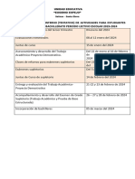 Cronograma de Finalización Del Año Lectivo Escolar de Ueee 2023-2024