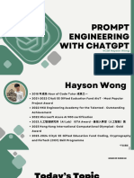 Prompt Engineering With ChatGPT (Basic)