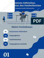 Penyusunan Kebutuhan, Pengangkatan Dan Pemberhentian