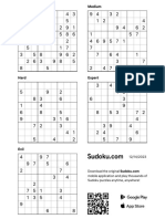 Sudoku Letter 12-14-2023