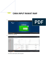 Cara Input Rawat Inap