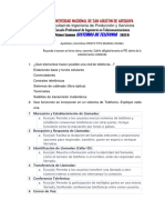 1er Examen de TELEFONÍA