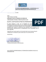 Carta de Aceptacion