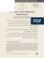Edisi 387 - 081223 - Deden A. Herdiansyah - Dua Hal Yang Merusak Peradaban