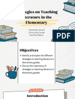 Strategies On Teaching Literature in The Elementary