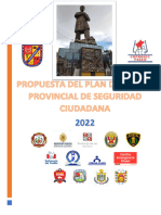 Plan de Acción Provincial de Seguridad Ciudadana Pasco - COPROSEC 2022