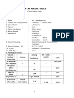 CV Arif Fatah Ramdani