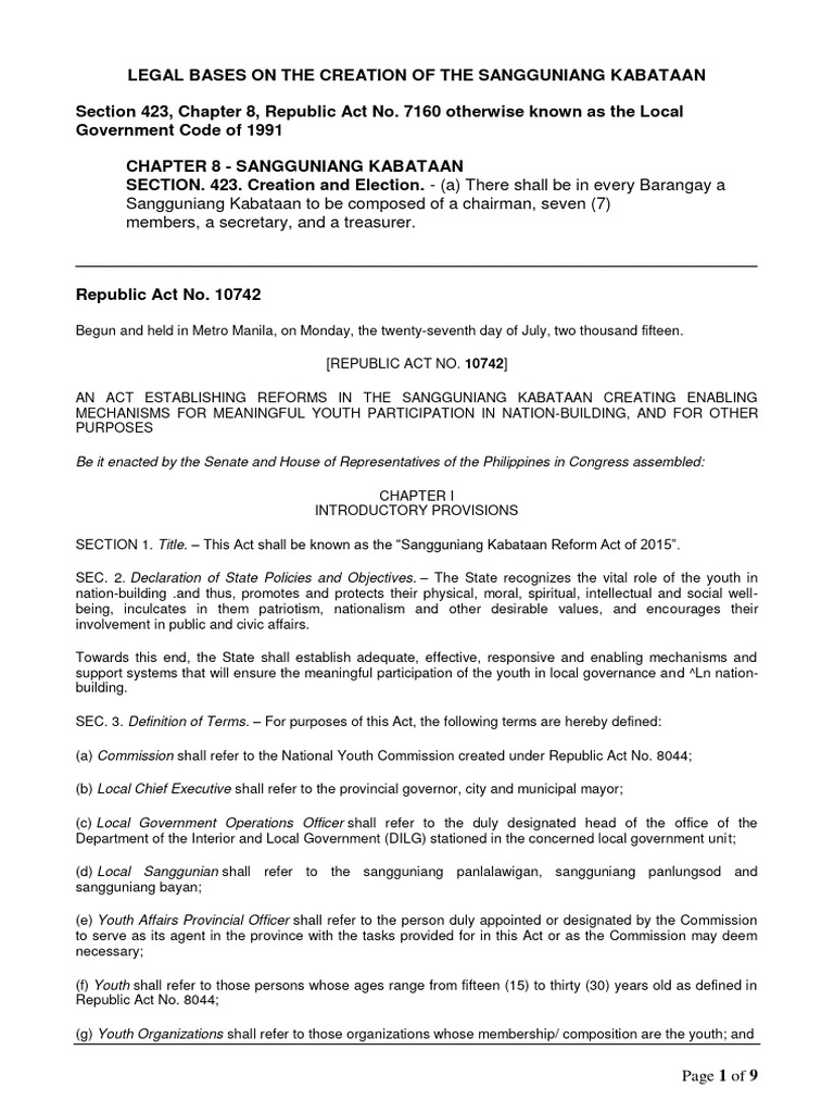 Republic act no 10742 pdf government governance