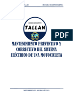 Mantenimiento Preventivo y Correctivo Del Sistema Eléctrico de Una Motocicleta