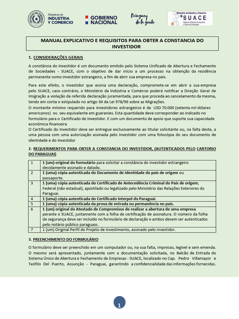 Manual-Expl Const - Port-15 06 2019 | PDF | Investimentos | Passaporte