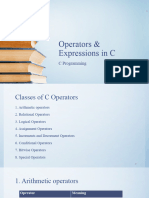 Unit 1 - CH 3.operators and Expressios