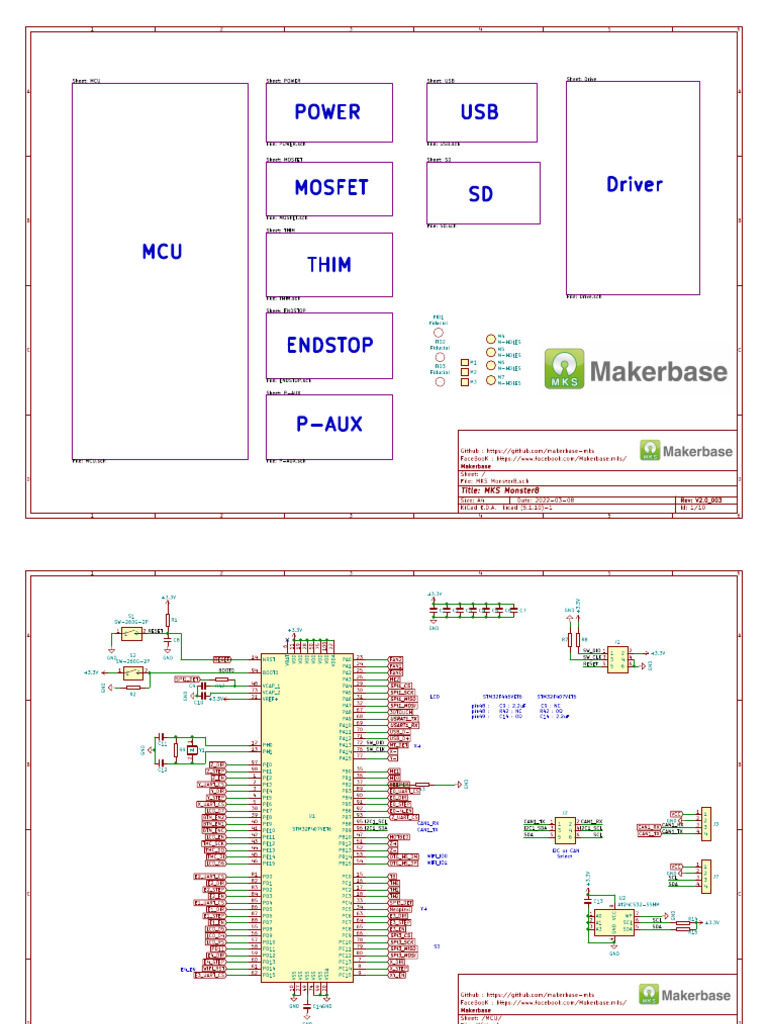 Makerbase Mks Monster8 V2.0