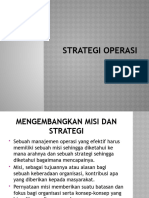 Strategi Operasi