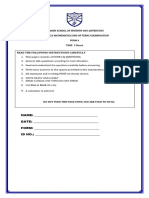 FORM 4 2021 - 2022 End of Term 3 Exam Paper - Mathematics