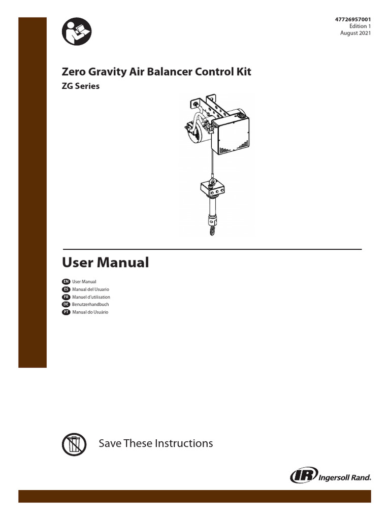 Zero Gravity Air Balancer User Manual | PDF | Installation (Computer ...