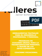 Javier Echevarría Talleres - ABRIL 2019 (TURNO B VOCACIONAL)