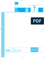 NAPLAN 2011 Final Test Numeracy Year 7 Non Calculator