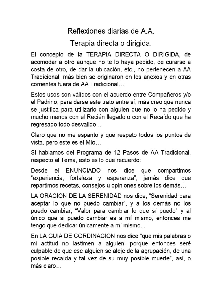 Reflexiones Diarias de A.A. PDF
