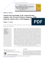 Natural Food and Feeding of The Commercial Blue Swimmer Crab