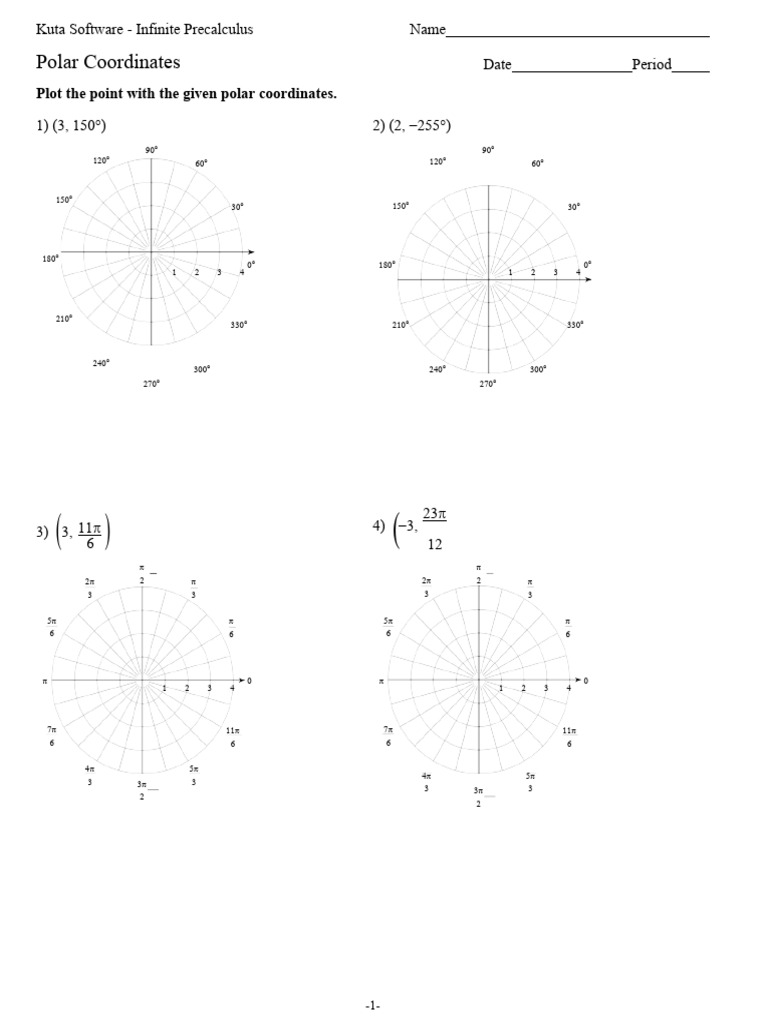 1 06 - Polar Coordinates | PDF | Geometry