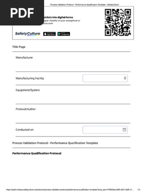 performance qualification