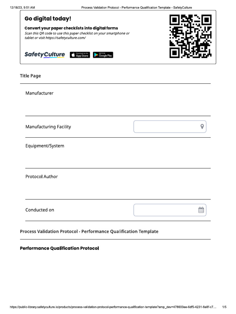 Performance Qualification | PDF