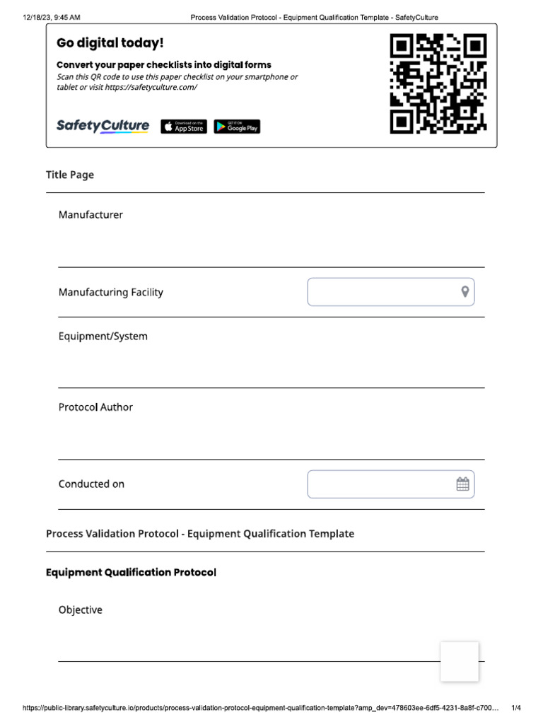 Process Validation - Equipment Qualification | PDF
