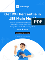 Course Brochure - JEE Main 2024 January Rank Booster Course