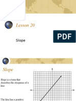 Algebra 1 Notes YORKCOUNTY FINAL YORKCOUNTY Lesson 20 - Slope