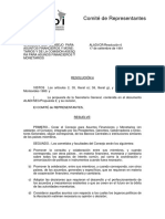 1981 Reglamento Del Consejo para Asuntos Financieros y Monetarios y (Resolución CR 6)