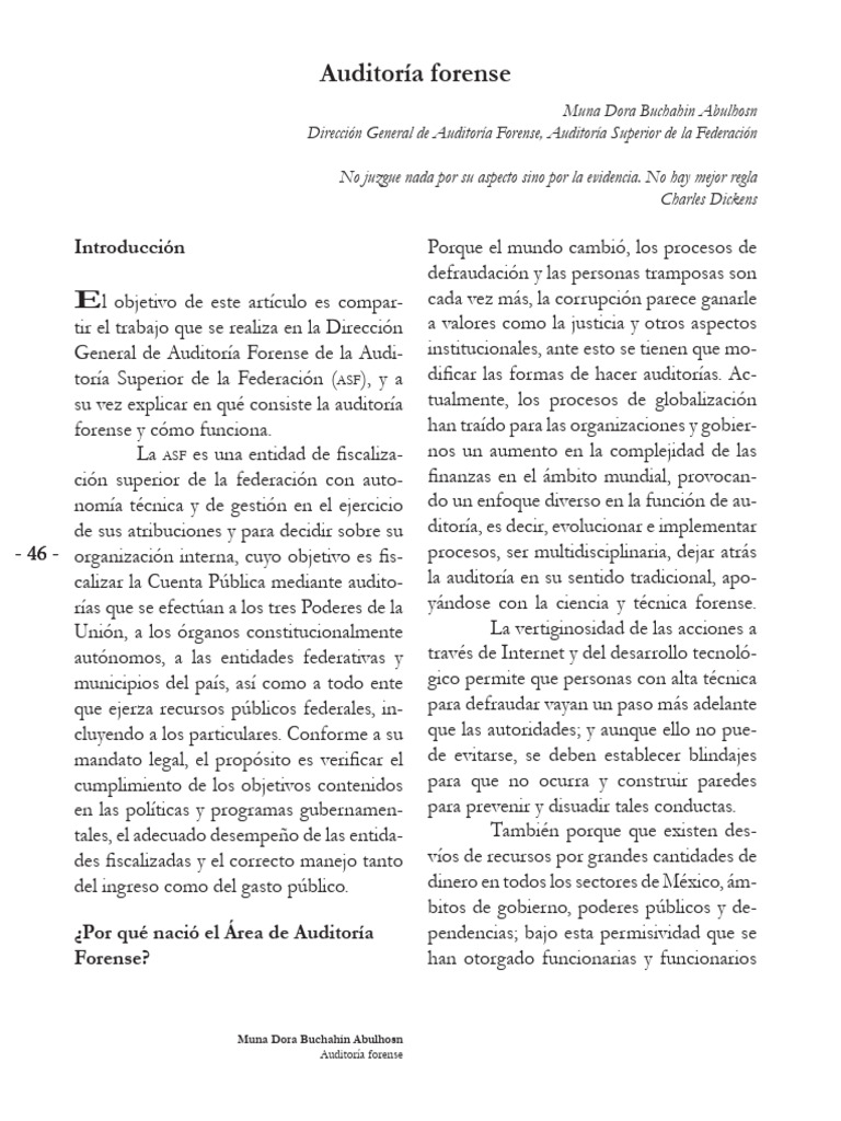 Forense Pdf Auditoría Ciencia Forense