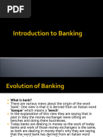 Introduction To Banking