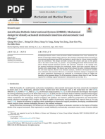 2022 - Intraocular RoBotic Interventional System (iORBIS) Mechanical Design For Distally-Actuated Instrument Insertion and Automatic Tool Change