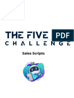 5 - Day Challenge Sales Scripts