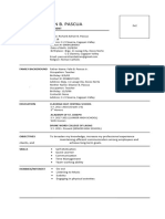 Application Letter and Resume With Documentation