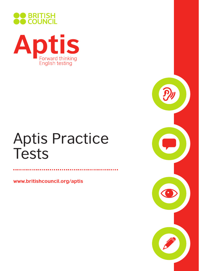 Aptis Practice Test Guide | PDF | Reading Comprehension | Question