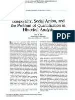 (84d) Temporality, Social Action, and The Problem of Quantification in Historical Analysis