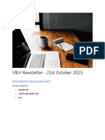 E - Newsletter - 21st October 2023.