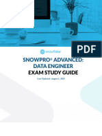 Snowpro Advanced: Data Engineer: Exam Study Guide