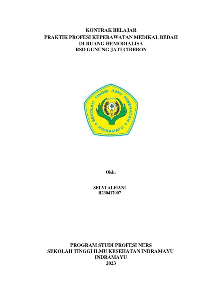 Kontrak Belajar Praktik Keperawatan | PDF
