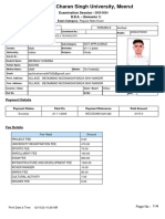 Student Exam Form