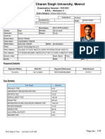 Student Exam Form