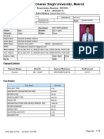 Student Exam Form