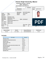 Student Exam Form