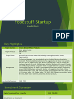 Foodstuff Startup