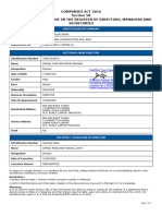 Sec 58 - Appointment and Resignation of Directors