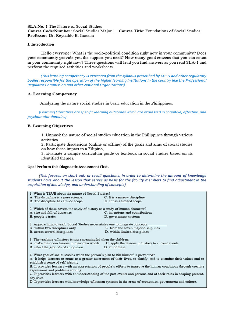 The Revised Social Studies Standards Se 7404204 Pdf Social