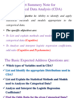 Discrete Data Analysis (DDA)